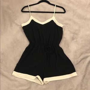 Black & White Romper
